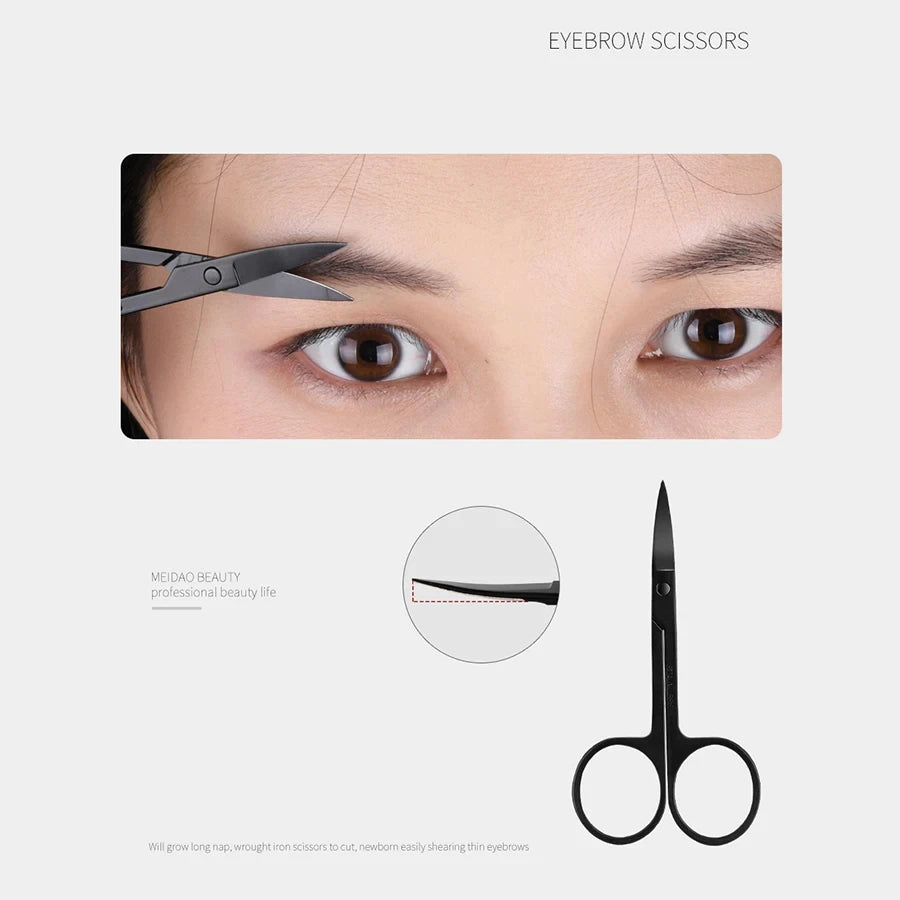 4-in-1 Precision Tweezers Set, Stainless Steel, Multi-Tip, Perfect for Eyebrow & Hair Removal