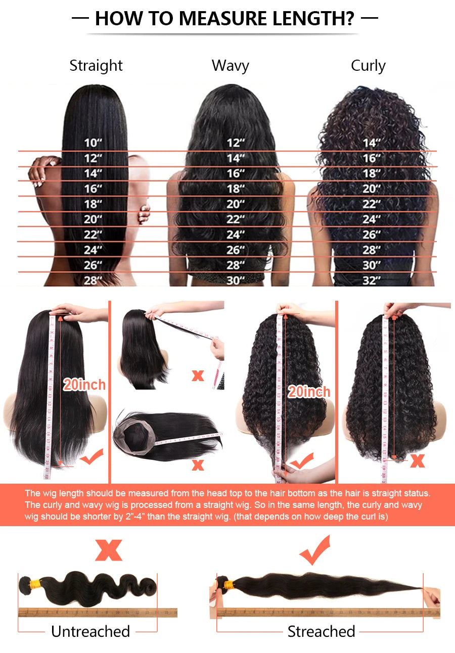 BEEOS 36in 250% Body Wave 13x6 HD Lace Frontal Wig Preplucked 13x4 HD Lace Frontal Human Hair Wigs For Women Melt Skin Brazilian