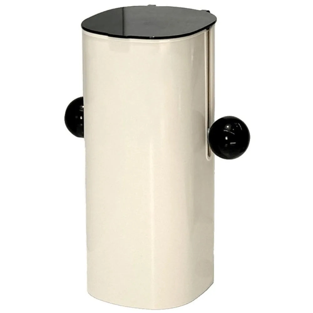 Large Capacity Automatic Lifting Makeup Brush Holder with Lid Press Type Makeup Brush Storage Tube Waterproof Dustproof