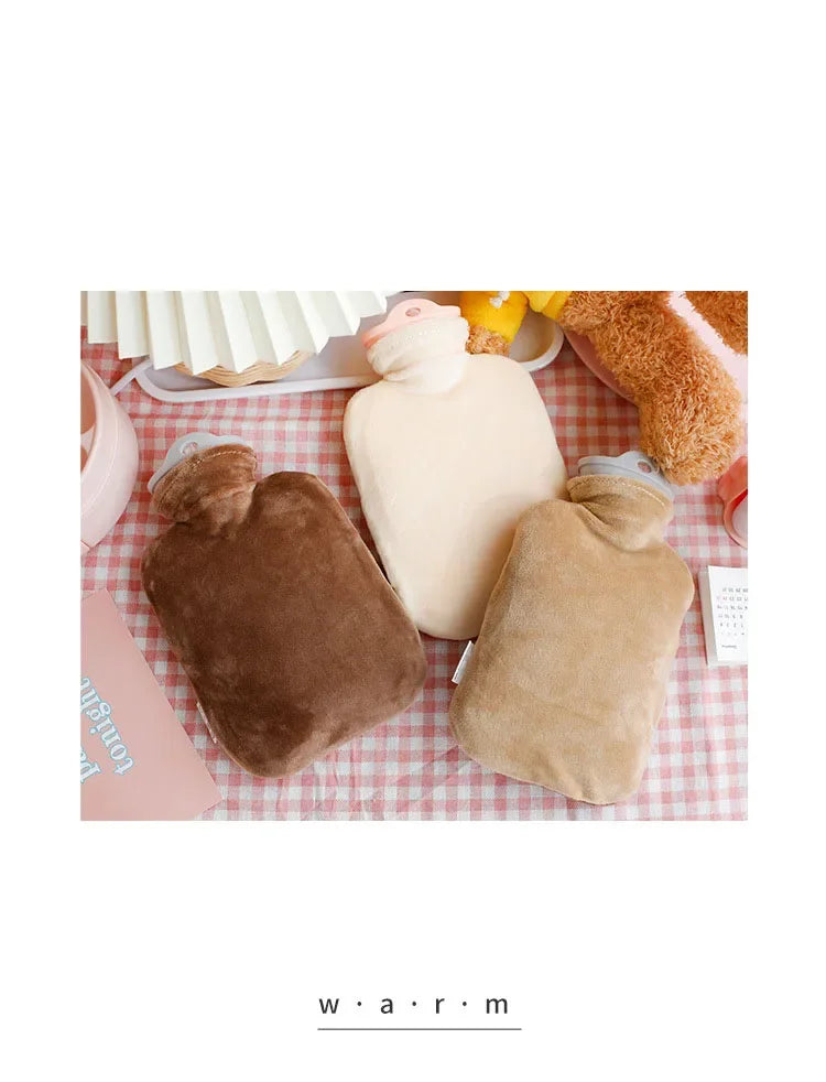 Cute Large Warmer Hot Water Bag for Period Pain Stuffed Menstrual Colic Heater Plush Hand Warmer Seed Guatero Bottle