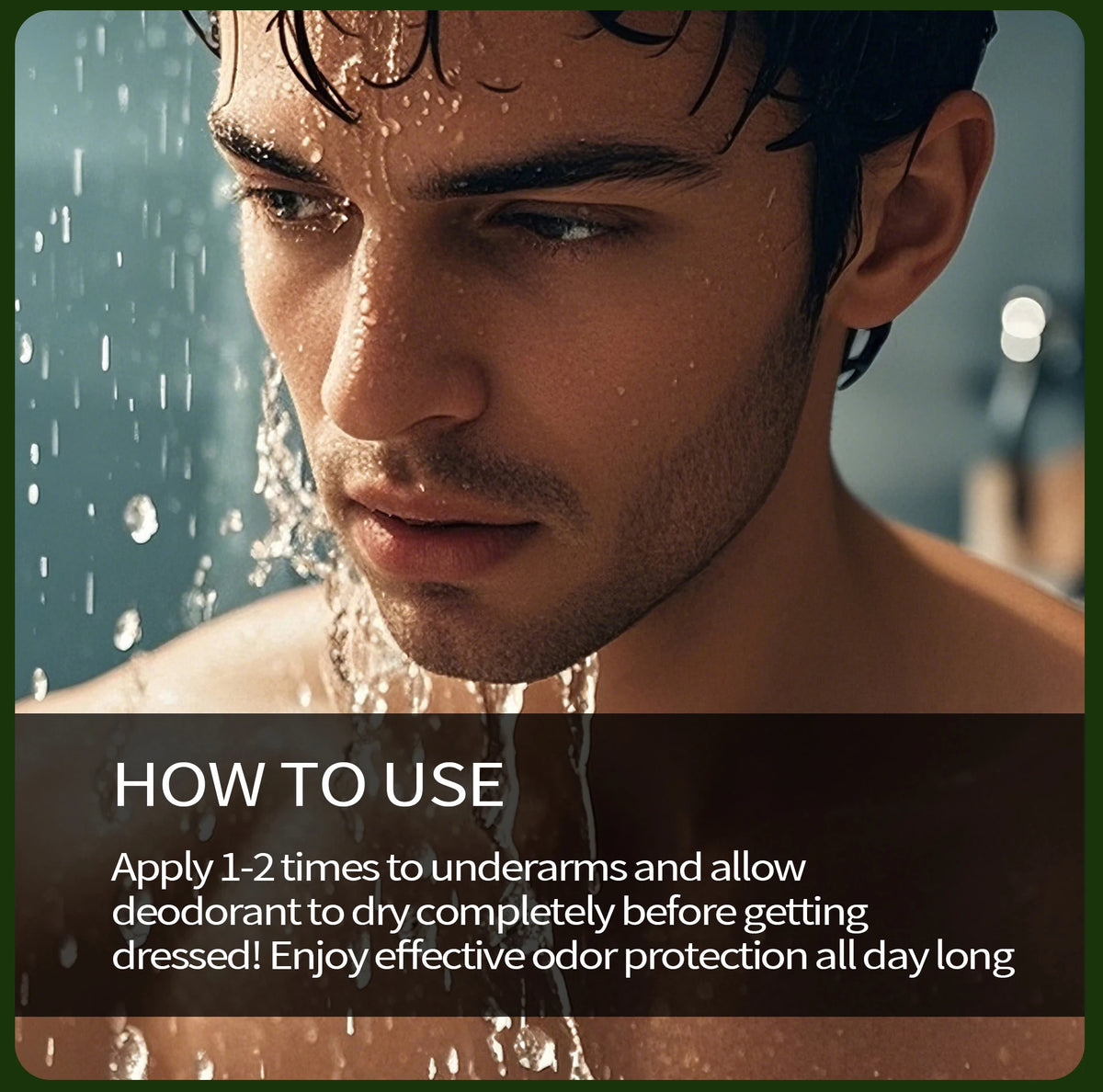 76g Mens Deodorant Refreshing Fragrant Body Care Cream- Long-Lasting Deodorizing,Anti-Sweating, Moisture Control Odor for Armpit