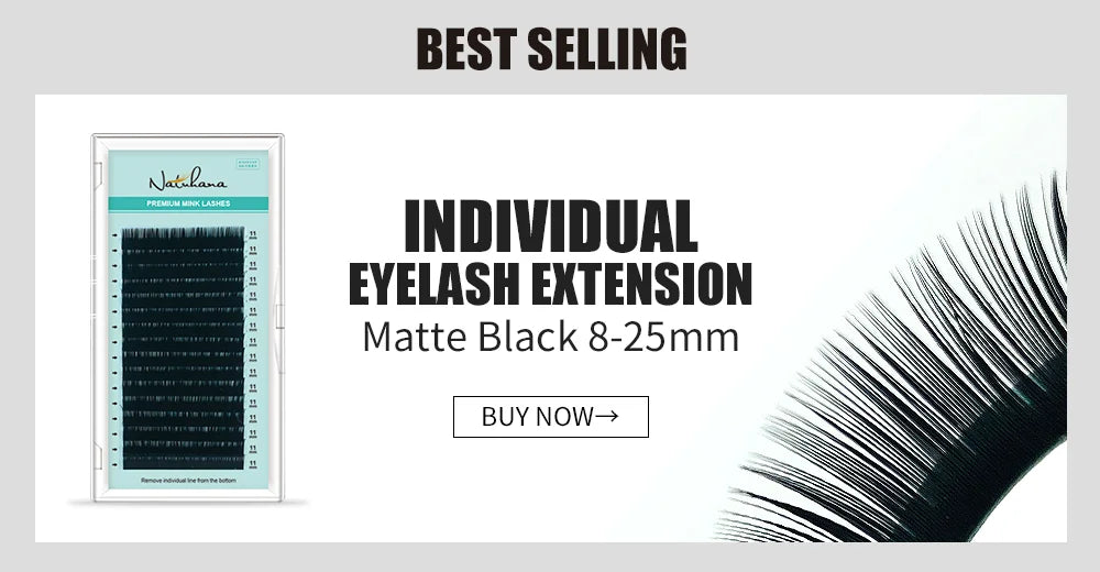 NATUHANA 5ml 1 Second Fast Drying Strong False Eye Lash Extension Glue Adhesive Retention 5-7 Weeks Low Smell Mink Eyelash Glue