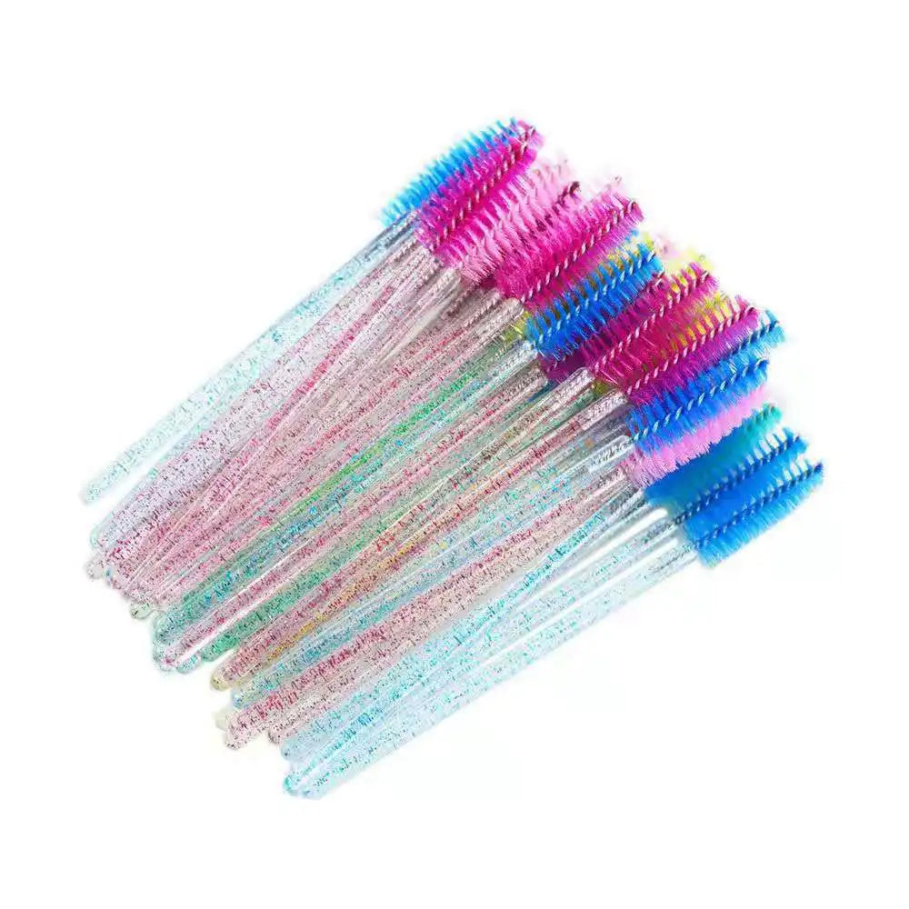 100 Pcs Disposable Eyelash Mascara Brushes for Eye Lashes Extension Eyebrow and Makeup of Makeup Tools