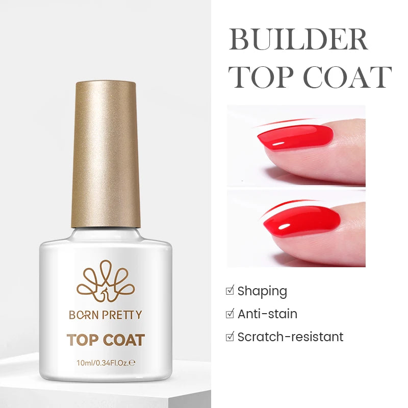 BORN PRETTY 10ml Gel Nail Polish Gel 130 Colors Semi Permanent Solid Nail Gel Varnish Soak Off UV Gel for Base Top Coat
