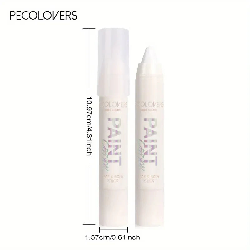 Face & Body Paint Sticks Body Paint Glow in The Dark Under UV Lights Face Painting Crayon Sticks Party Halloween Makeup