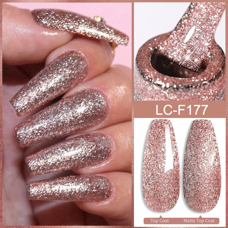 LILYCUTE 7ml Top Coat Function Gel Nail Polish Semi-permanent Soak off Reinforcement Base Gel For Nails Tools Gel Varnish