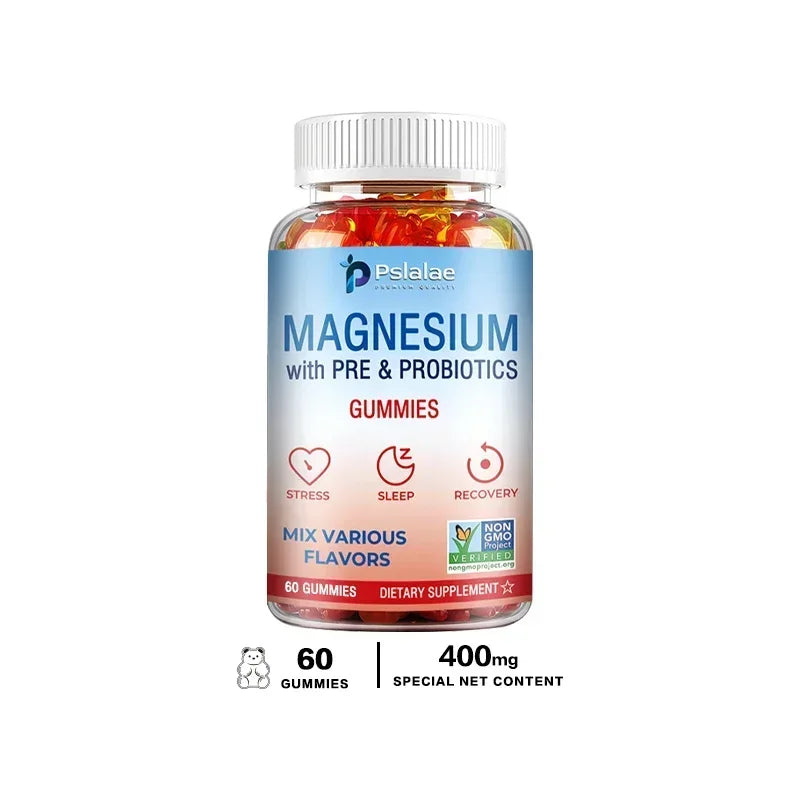 Magnesium Citrate Gummies - Supports Sleep, Heart Health, Bones and Muscles, Relaxation & Digestion