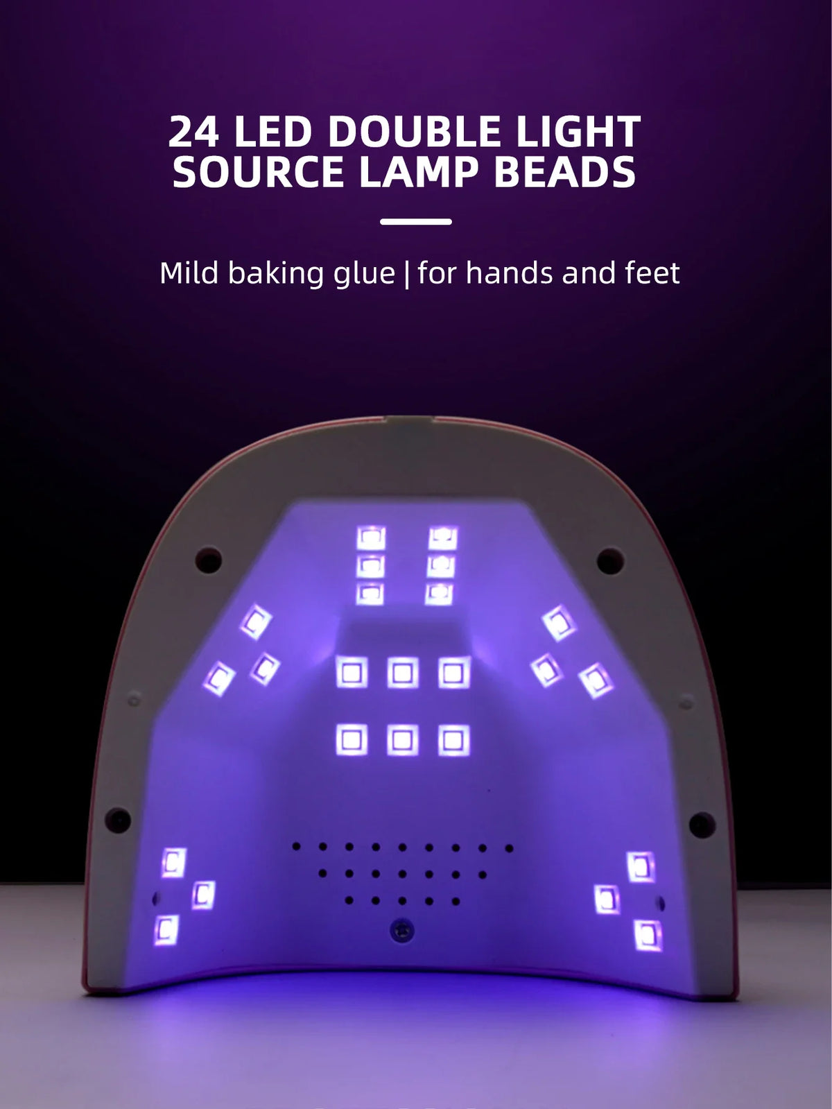 88W UV LED Nail Lamp 24 LEDs Nail Dryer for Nails Gel with 3 Timer Settings Professional UV Cabin Manicure Lamp Nail Art Tools