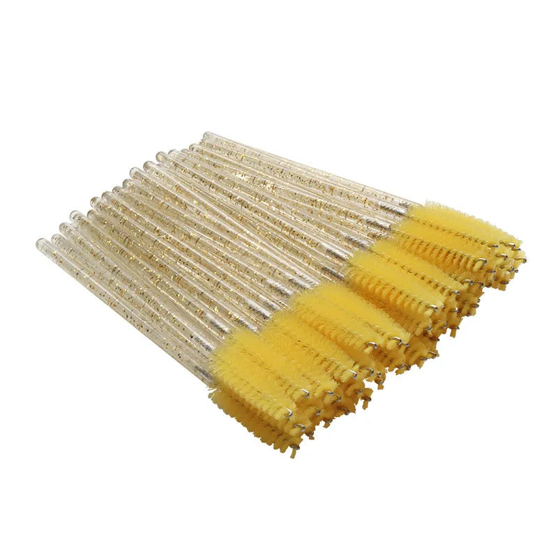 100 Pcs Disposable Eyelash Mascara Brushes for Eye Lashes Extension Eyebrow and Makeup of Makeup Tools
