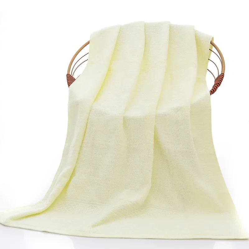 Thicken 100% Cotton Face Towel Absorbent Pure Hand Wash Hair Shower Microfiber Towel Bathroom Family Hotel