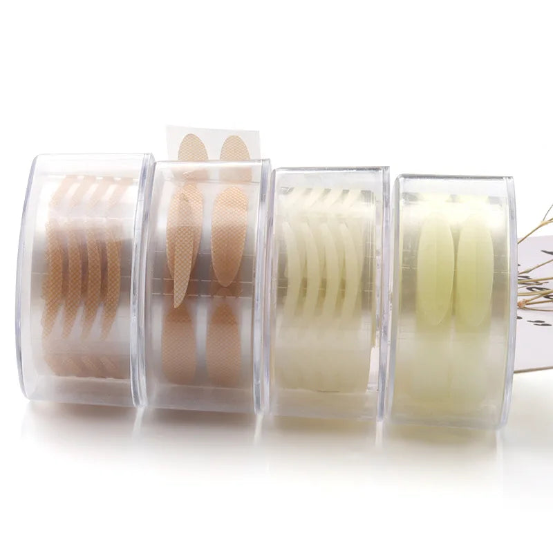 600Pcs/Box Big Eyelid Tape Sticker Double Fold Self Adhesive Eyelid Tape Stickers S/L Makeup Clear Beige Invisible Tool