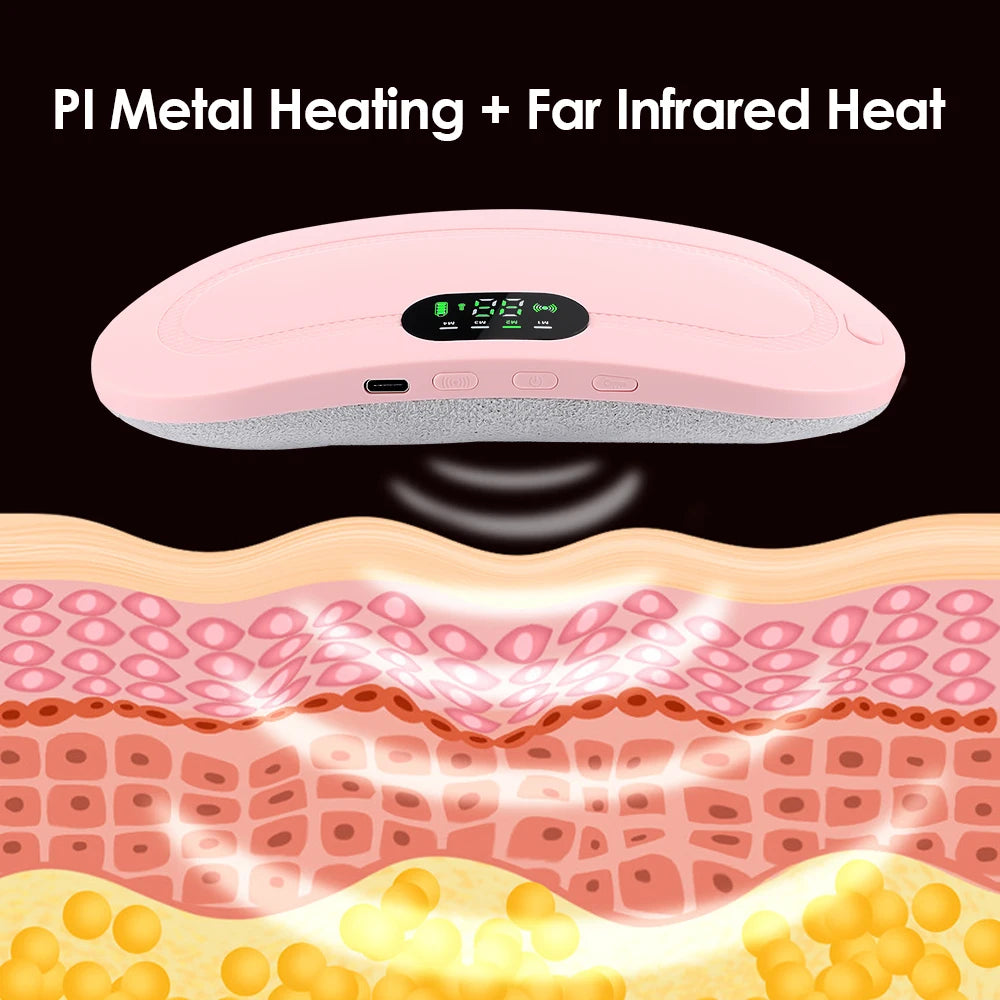 Menstrual Heating Pad Smart Warm Palace Belt for Relieving Waist Pain During Menstruation Heating Abdominal Waist Massage Tools