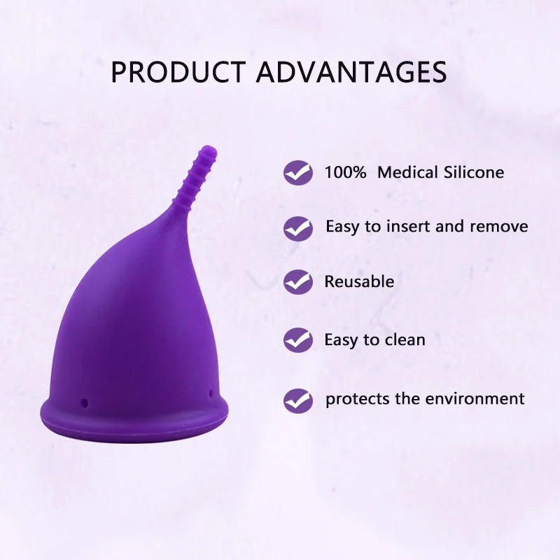 Menstrual Cup Sterilizer Kit Female Medical Silicone Certified Menstrual Cup Lady Health Product Care Product Menstrual Bowls