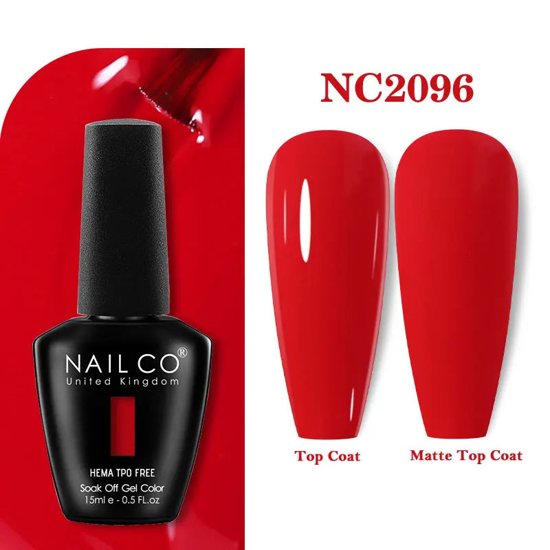 NAILCO 15ml TPO-Free Nail Gel Polish Vernis Semi Permanent Nails Art Manicure Design Hybrid Remover Gel Top Coat Ongle Gel UV