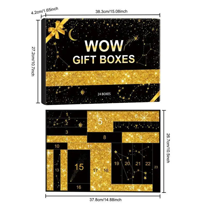 Christmas Countdown Calendar Gift Box face cosmetics kit Moisturizing Face Skin Care Set Face Cream Toner lip gross eye makeup