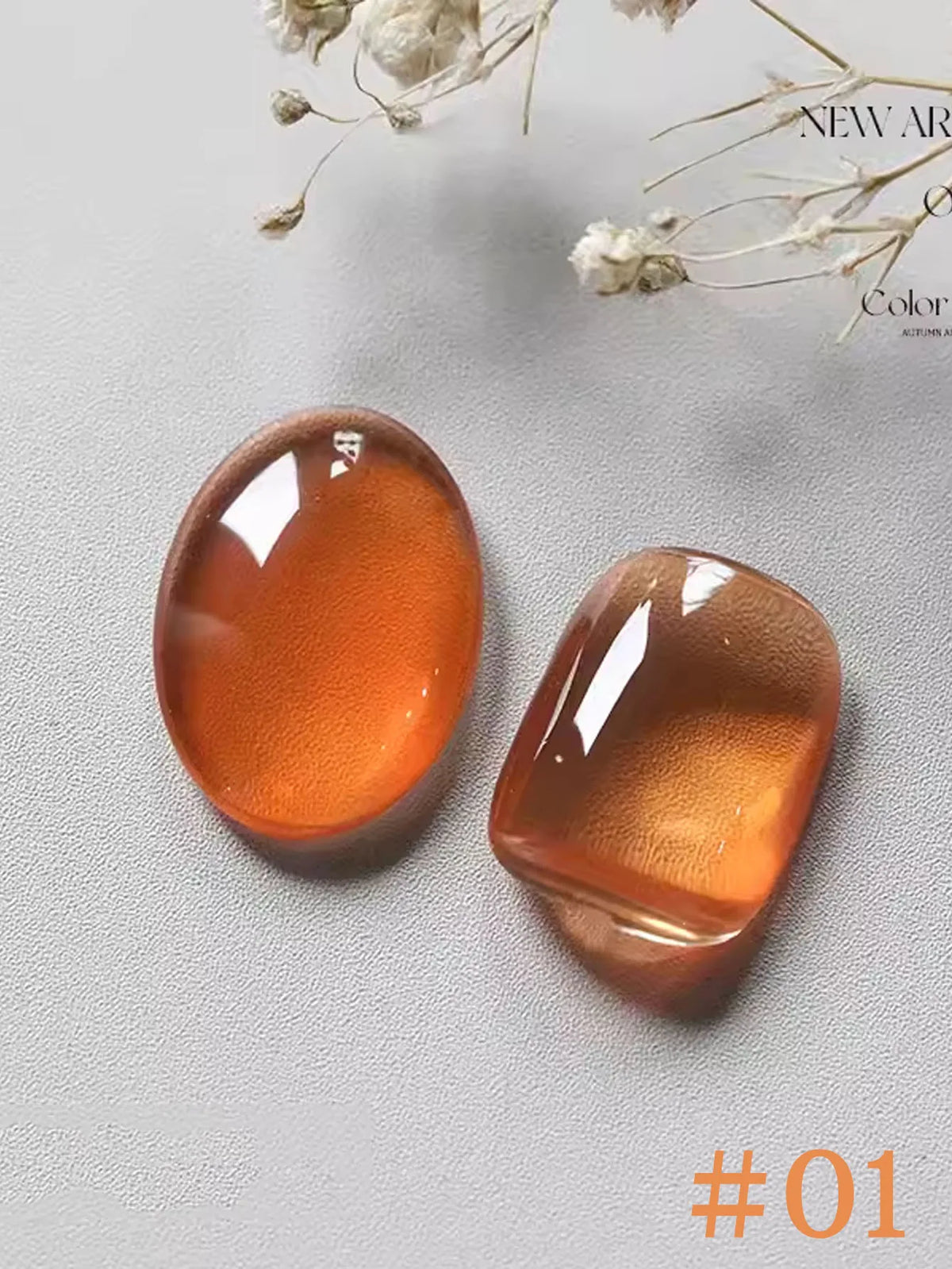 MIANEL 12ML Candy Glass Gel Nail Polish Set Ice-Clear Dopamine Spring Nails Fantasy Nail Art 1-10 Pcs