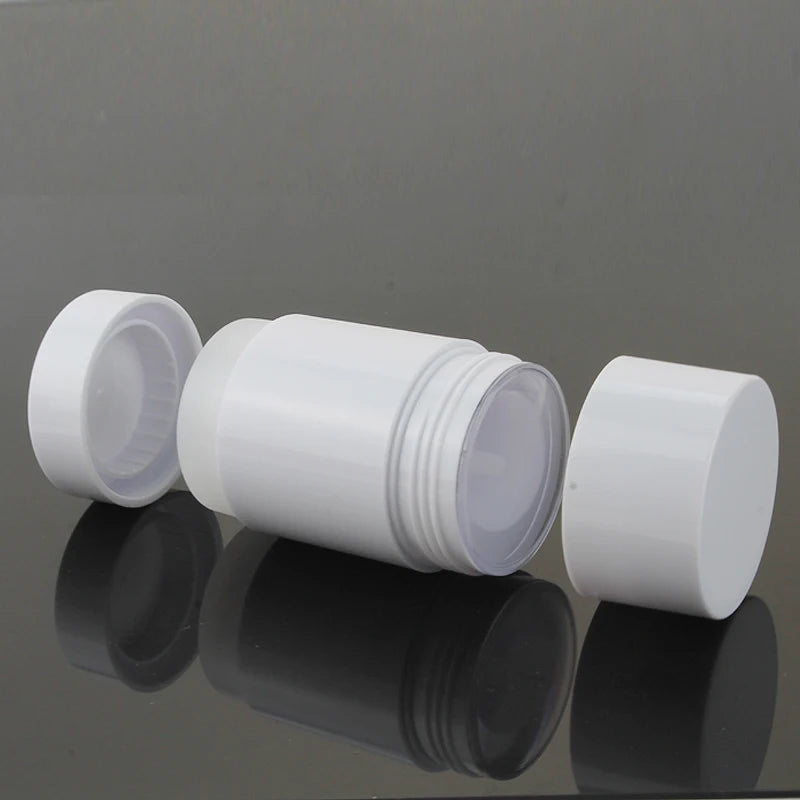 10/20/30Pcs 15ml 30ml 50ml 75ml Round Shape Bottom Filling Stick Deodorant Container Black Travel Twist Up Stick Deodorant Tube