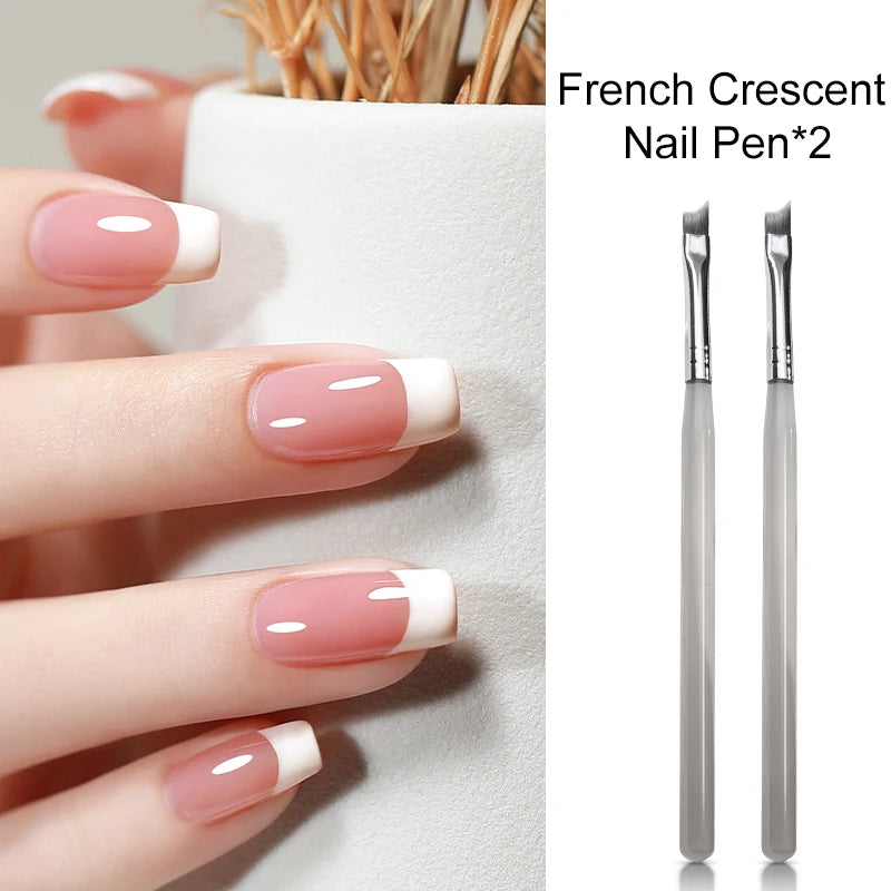 RSNAIL 1/2/5pcs Nail Art Brush Elasticity Sweep Brush DIY Gradient Nail Art Painting Pen Drawing Manicure Nail Tool Accessories