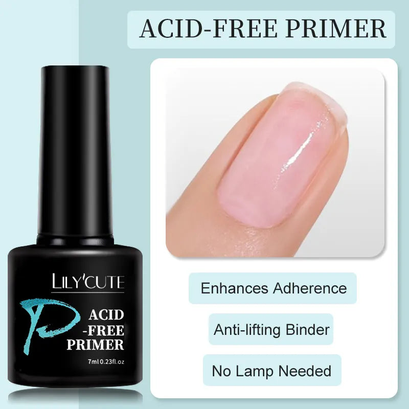 LILYCUTE 7ml Top Coat Function Gel Nail Polish Semi-permanent Soak off Reinforcement Base Gel For Nails Tools Gel Varnish