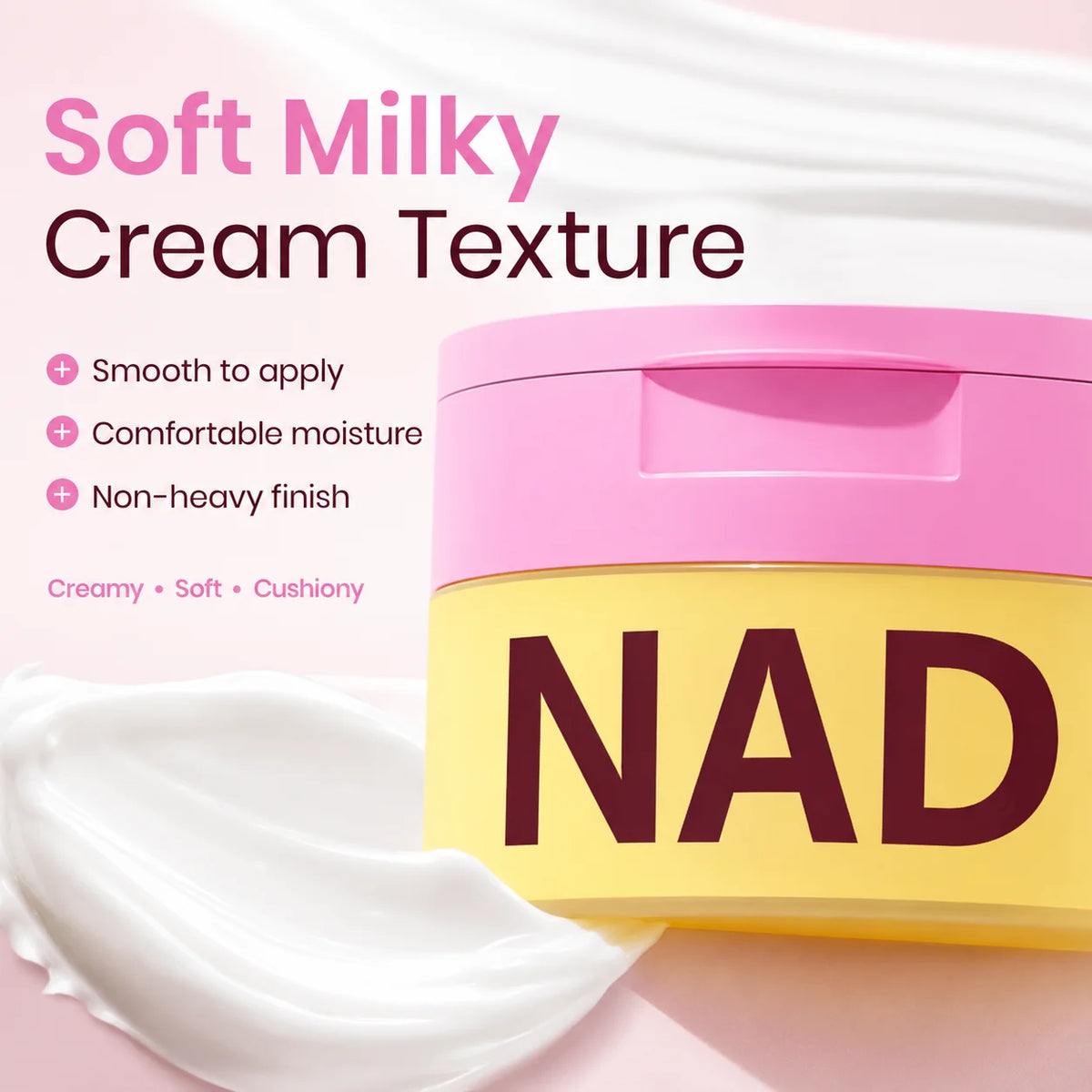 KOEC NAD+ Hydrating Face Moisturizer - Skincare Cream with Niacinamide & Hyaluronic Acid - Instant Face Lift Cream for Radiant & Smooth Skin - Daily Moisturizer for All Skin Types, 50g/1.76oz