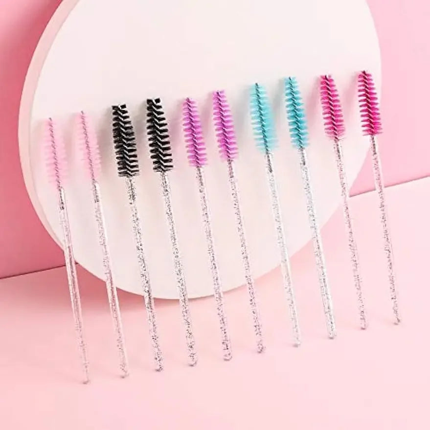 100/1000 /2000pcs Disposable Mascara Wands Eyelash Brush Spoolies for Eyebrow Eye Lash Extension Colorful Beauty Tools