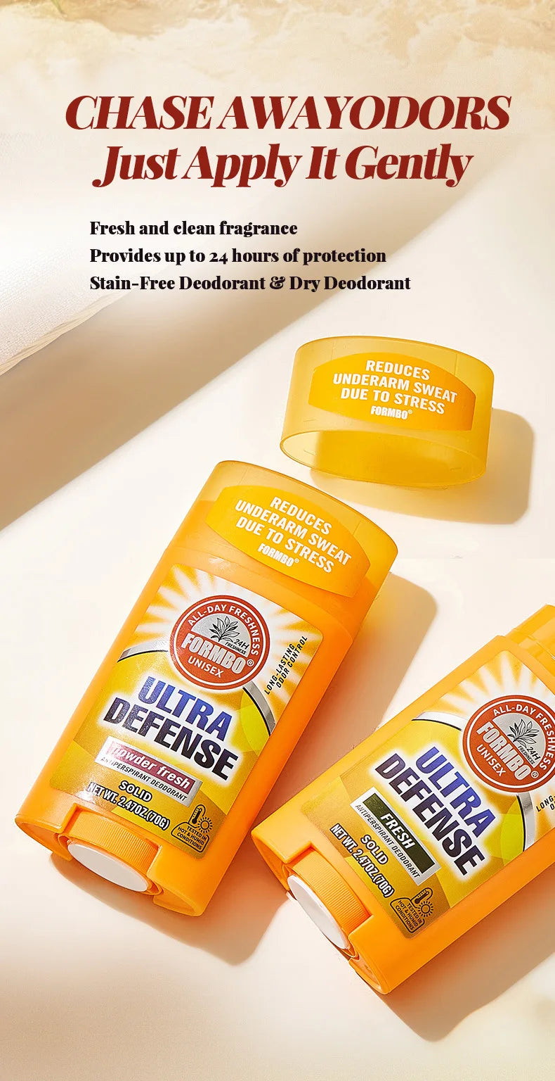 Antiperspirant Deodorant Stick,Gentle Deodorant,Keeps Underarms Dry and Fresh All Day,Ideal for Daily Use and Sports Occasions