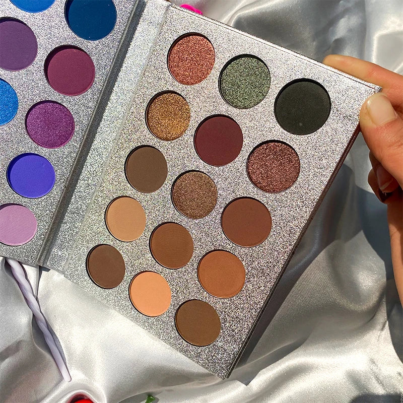 65-Color Eyeshadow Palette Makeup-High Pigmented Eye make up Tool Matte Glitter Finishes for Festival Christmas Cosmetics makeup