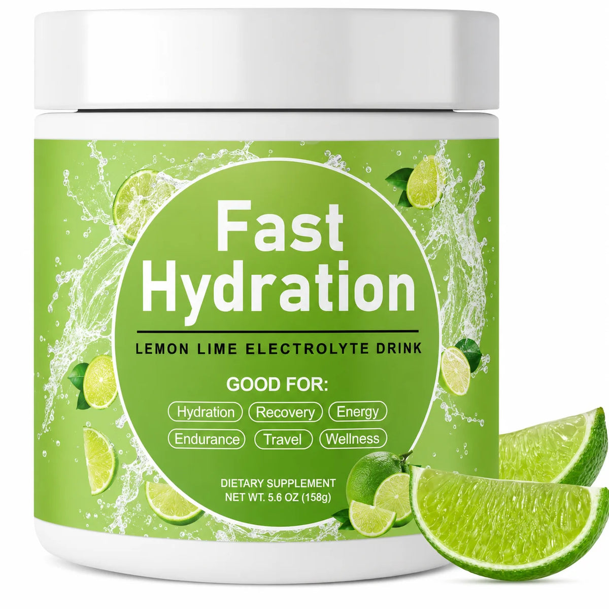 Electrolyte Drink Powder 3 Flavors with Sodium Potassium Magnesium Vitamin C B12 Supports Fluid Balance Energy & Endurance 158g