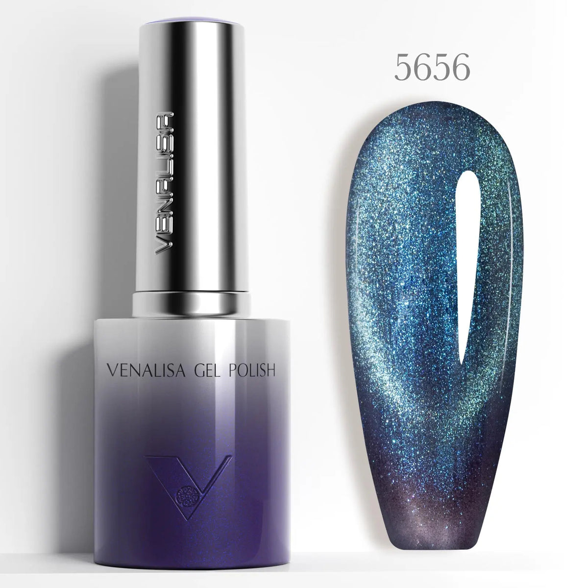 VENALISA 60 Colors TPO/HEMA FREE Glitter Gel Cat Eye Gel Nail Polish UV/LED Soak-Off Gel Polish Manicure DIY Nail Art Christmas