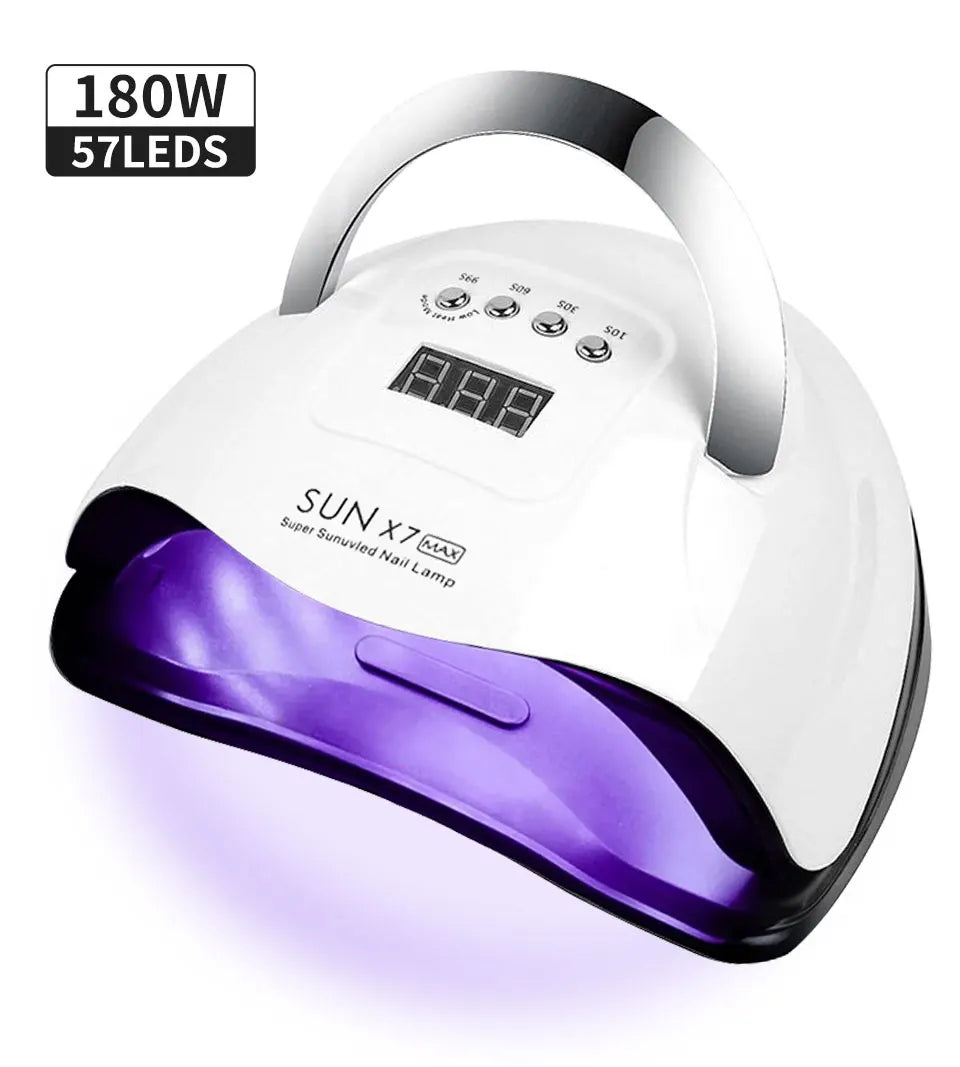 UV LED Nail Lamp,Gel Nail Dryer with Auto Sensor 57 LED Fast Curing Smart Polish Dryer for Gel Nails Professional Manicure Tool