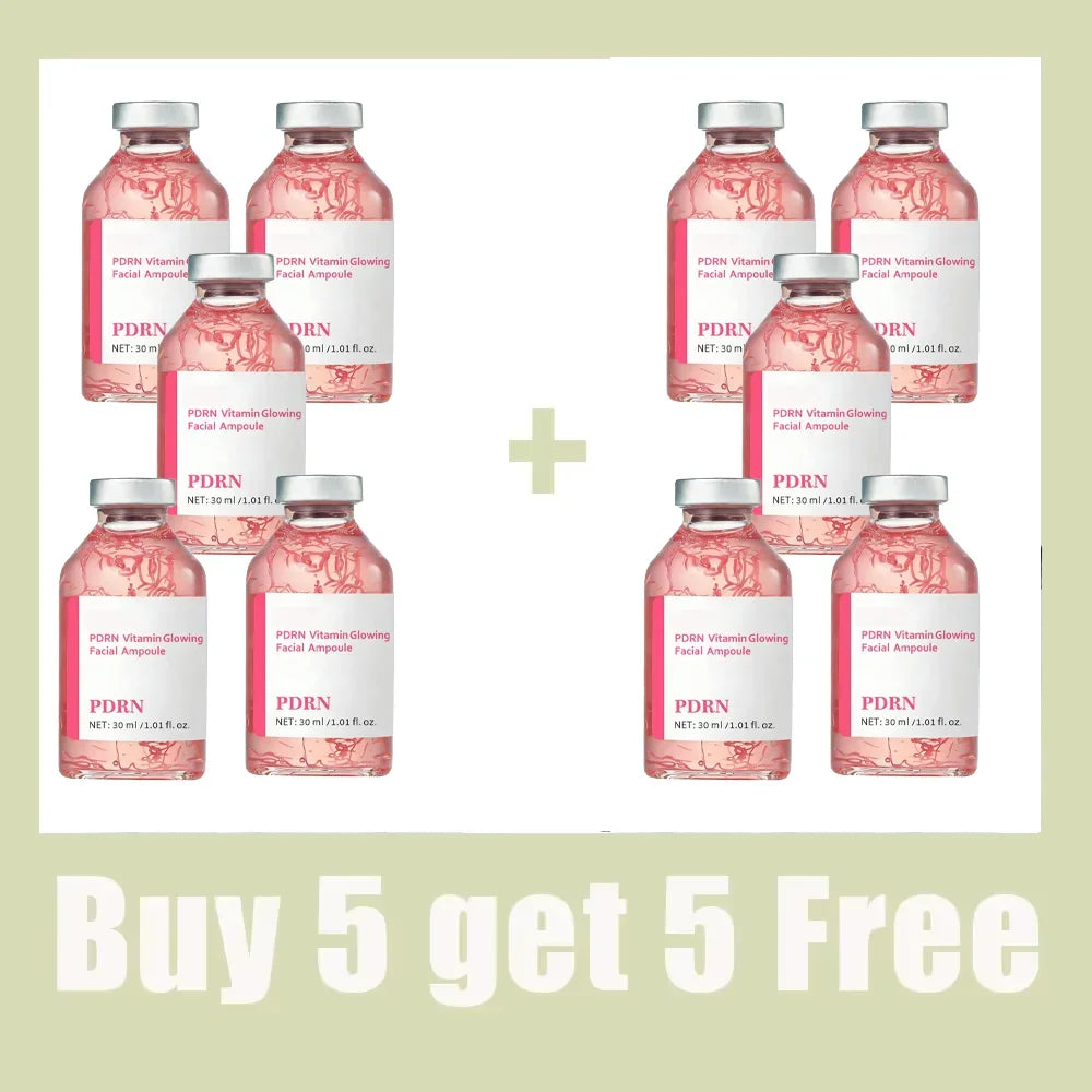 Deep Collagen Peptide Pink PDRN Ampoule Essence Intensive Brightening Moisturizing Firming Smooth Fine Lines Daily Facial Care