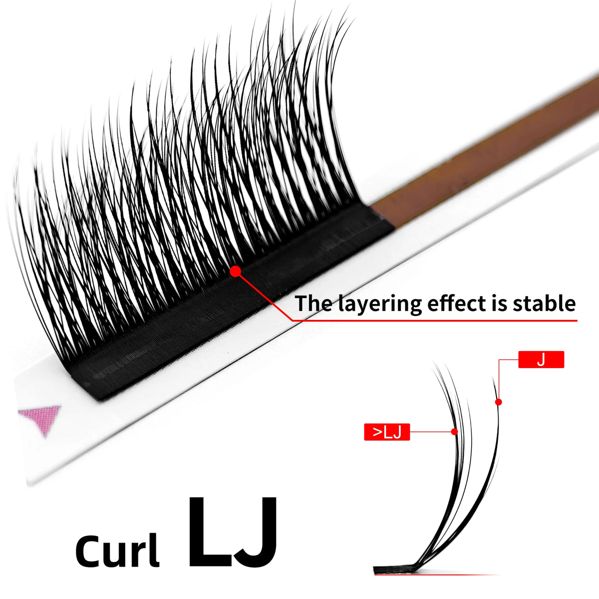 ABONNIE 5D Wild Eyelashes Double-layer Camellia Eyelash Extensions LB LC LJ Russian Volume Fans Fluffy Lashes Premade Fan Lash
