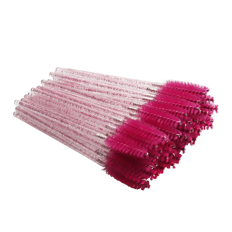 100 Pcs Disposable Eyelash Mascara Brushes for Eye Lashes Extension Eyebrow and Makeup of Makeup Tools