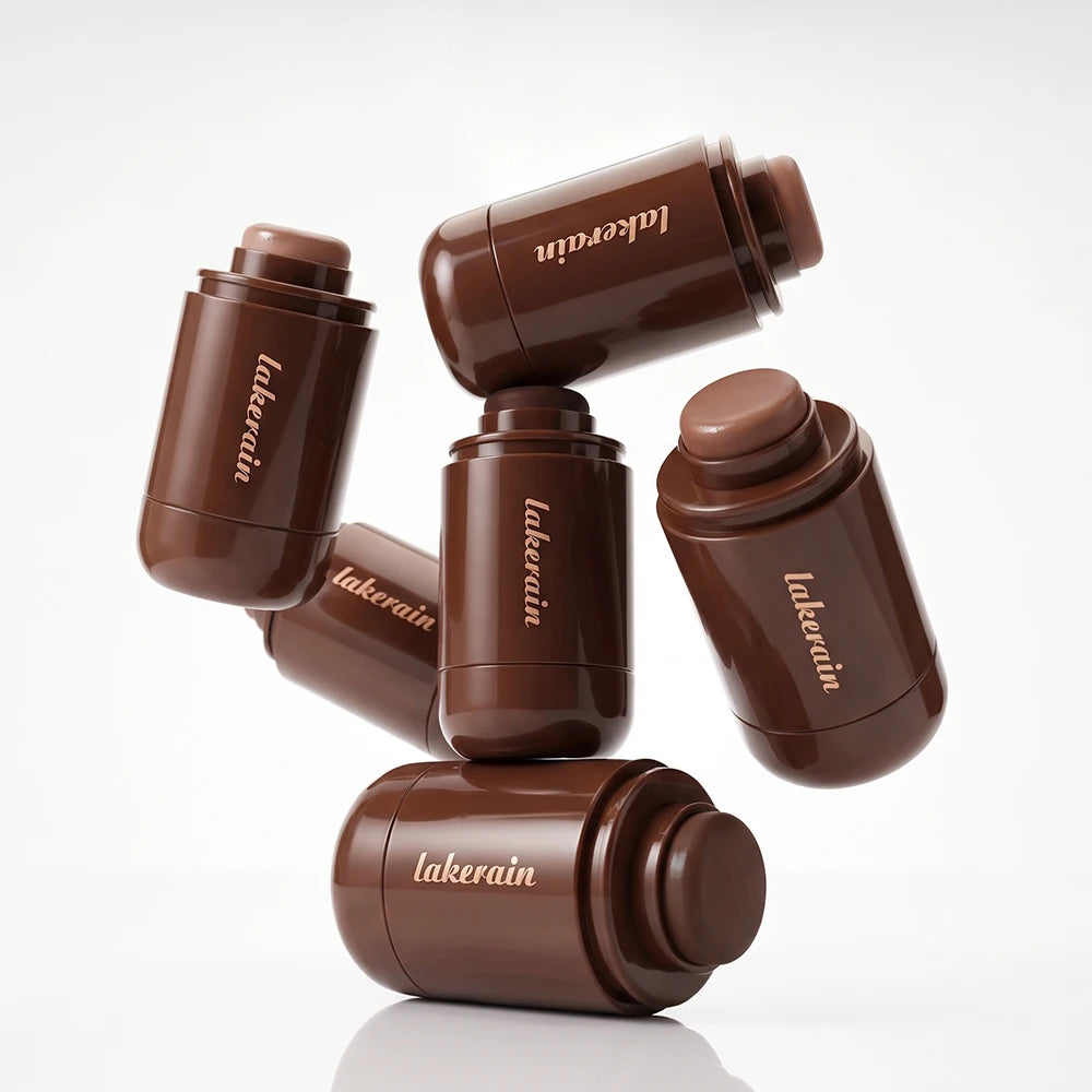 Cream Contour Stick Smooth Blendable Face Shading Stick Natural 3D Sculpting Bronzer Stick Long Lasting Sun-kissed Glow Facial M