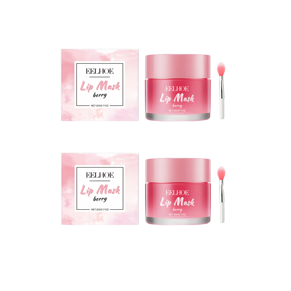 20g EELHOE Moisturizing and Hydrating Sleep Lip Mask – Cleans Dead Skin, Moisturizes Dry Lips, Keeps Them Hydrated and Soft