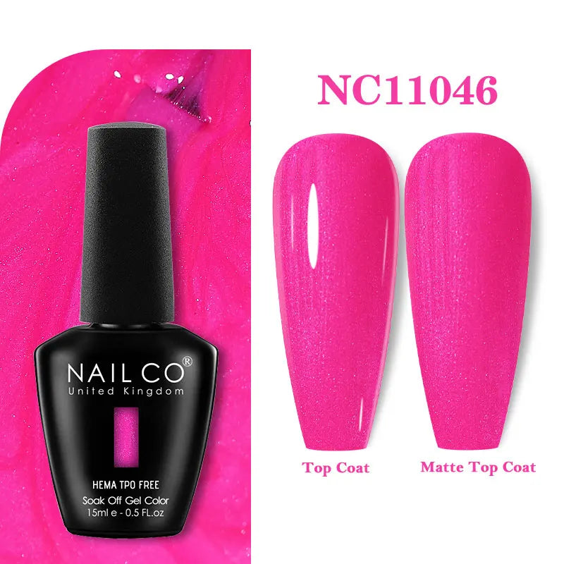 NAILCO 15ml TPO-Free Nail Gel Polish Vernis Semi Permanent Nails Art Manicure Design Hybrid Remover Gel Top Coat Ongle Gel UV