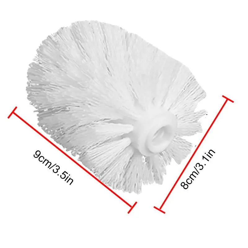 Universal Replacement Toilet Brush Head Holder White Black Clean Spare Tools Toilet Bowl Brush Home Bathroom Supplies