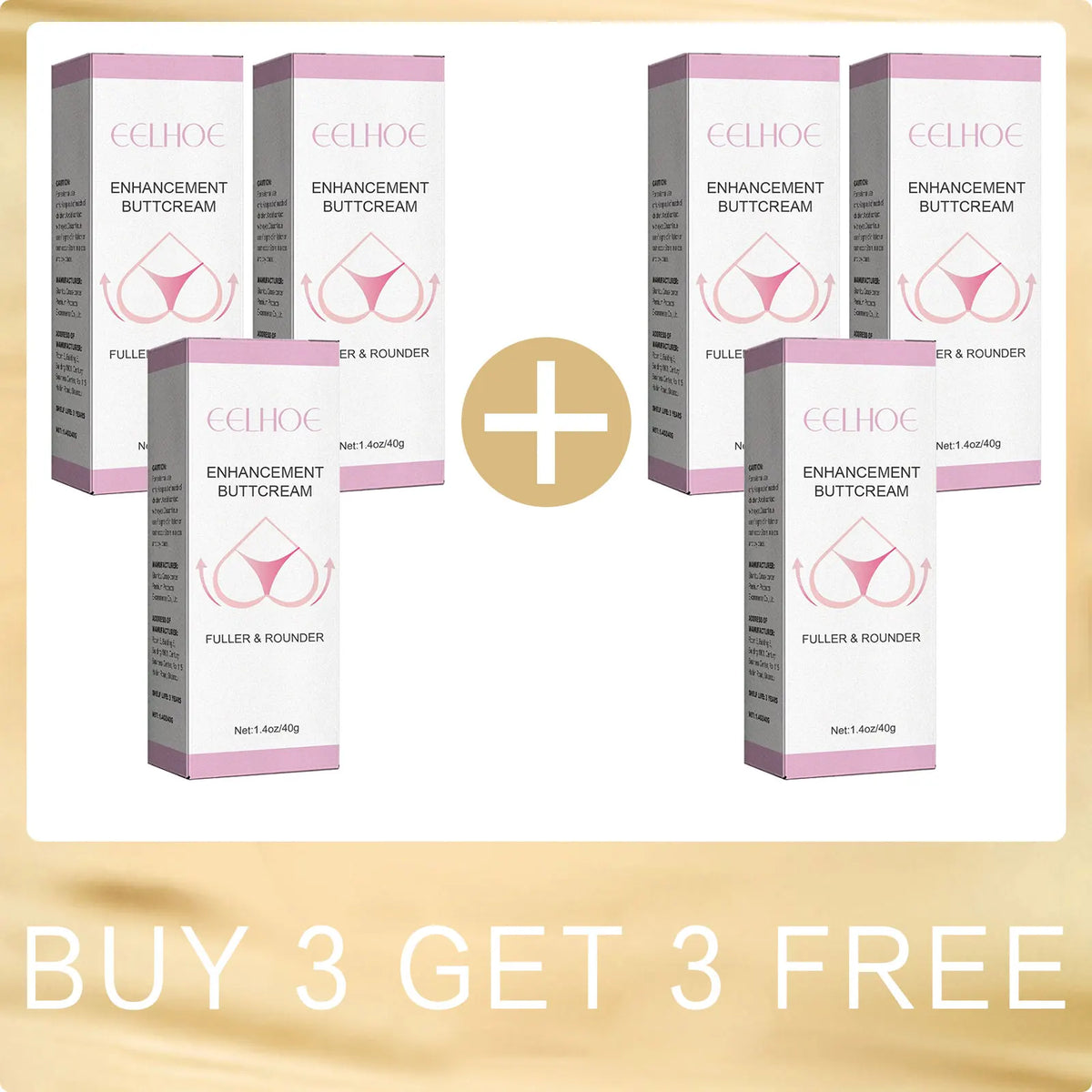 EELHOE Buttock Cream for Buttock Augmentation Firming Skin Repair Lift up Butt Enlargement Sexy Ass for Practice Care Cream 40g
