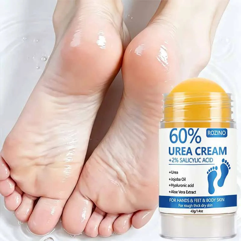 [Super Anti-Cracking] 60% Urea + 2% Salicylic Acid Hand and Foot Stick, Super Strong 50X Anti-Cracking Hand and Foot Cream Stick Plus+, Super Strong Anti-Cracking, 2-Minute Deep Hydration, Fast Results, Deep Moisturizing, Loc