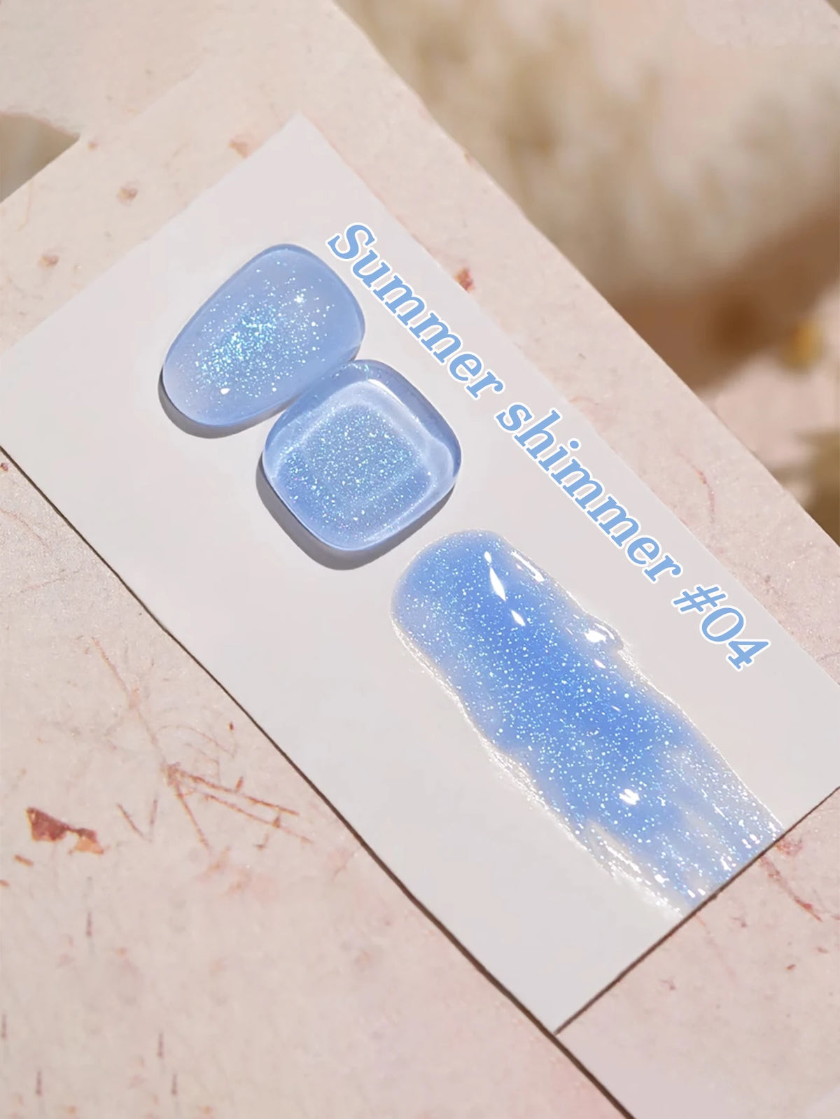 MN 1-9PCS Pink Blue White Green Color Series Gel Nail Polish With Strobe Glitter Brocade Diamond Gel Polish