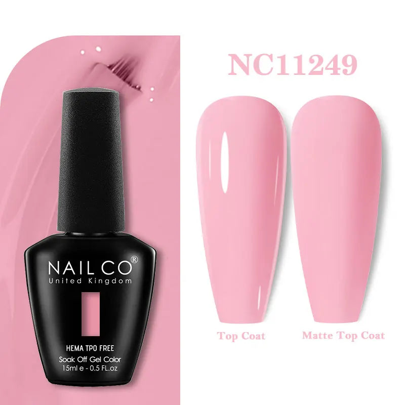 NAILCO 15ml TPO-Free Nail Gel Polish Vernis Semi Permanent Nails Art Manicure Design Hybrid Remover Gel Top Coat Ongle Gel UV