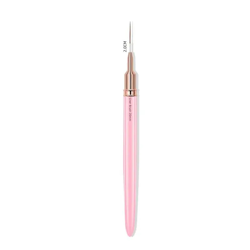 5-25mm Leopard Print Nail Art Brushes Double HeadLiner Brush Striping Drawing Painting Nail Design Brushes Manicure Thin Details