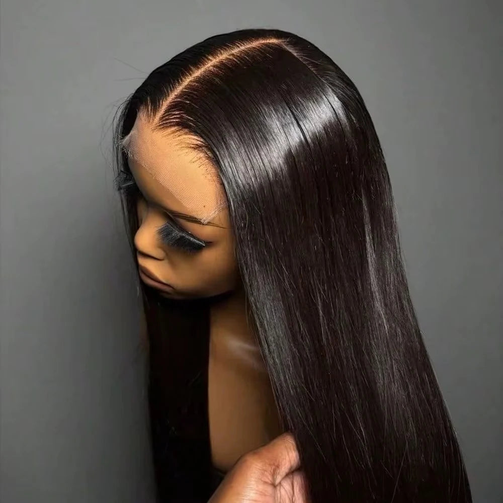 13x6 HD Lace Front Wigs 42 Inch 200% Density Straight Lace Front Wigs Human Hair Pre Plucked Straight Human Hair Wig for Women
