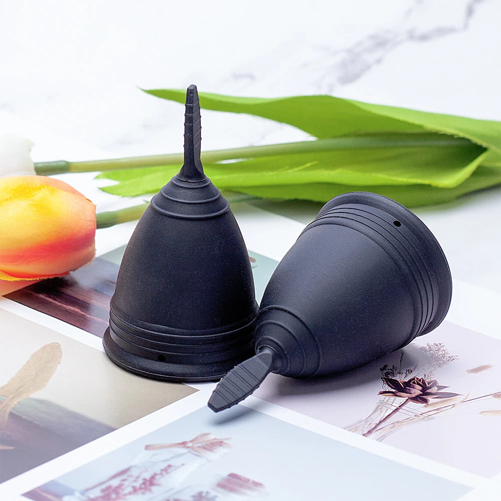 Reusable Lady Period Cup Silicone Feminine Hygiene Copa Menstrual Medical Grade Silicone Menstrual Cup Upgraded Menstrual Cup