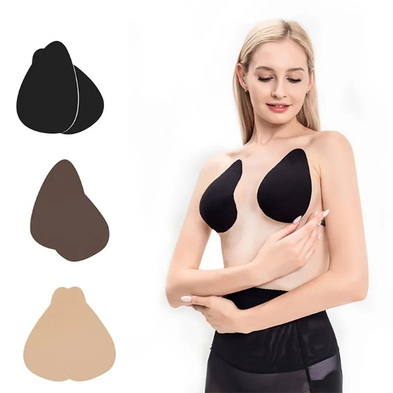 Ultra Thin Invisible Non Woven Breast Lift Patch Soft Anti Sagging Cover Women Daily Wear Formal Dress Matching Nipple Covers