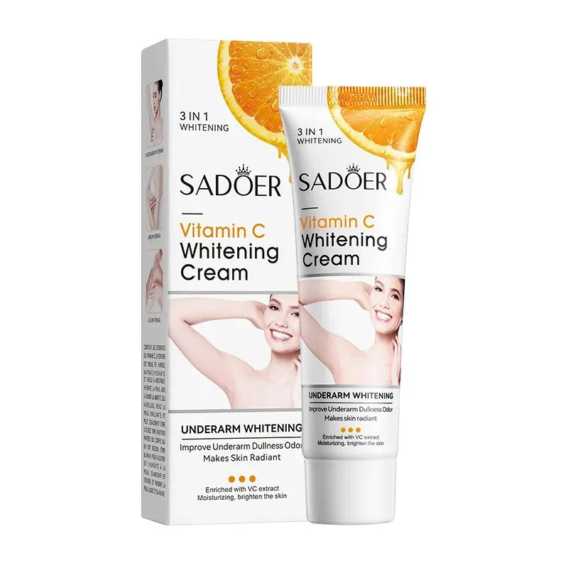 Brightening Body Vitamin C Care Underarm Cream Knee Buttocks Private Bleach Remove Melanin Pigmentation Improve Nourish Skin