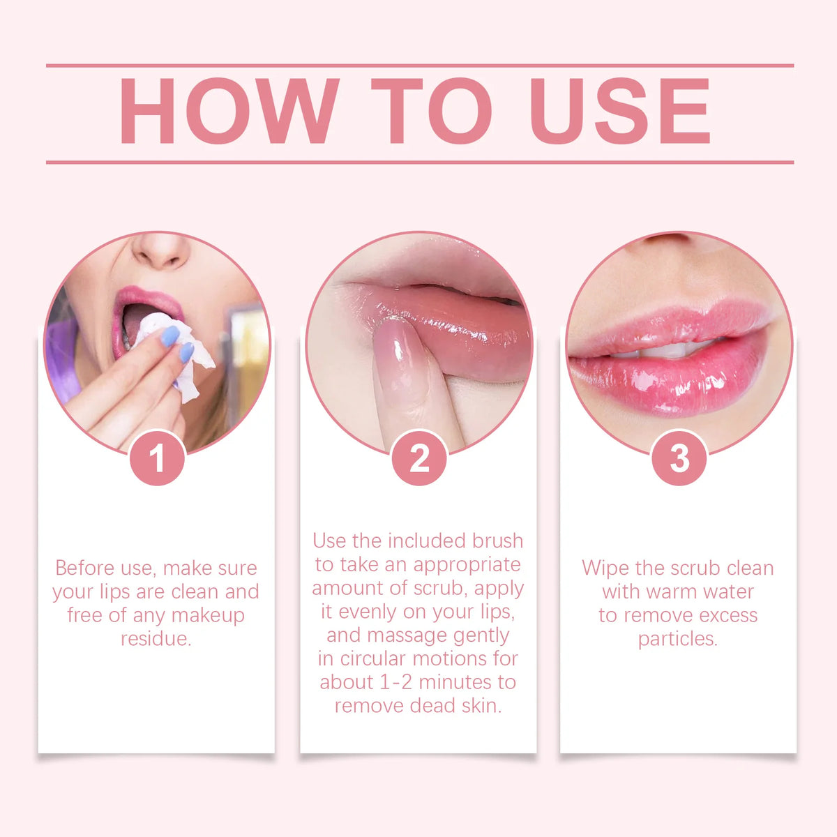 Strawberry Mint Lip Exfoliator Sea Salt Scrub Gentle Polishing For Chapped Peeling Lips Smoothing Lip Prep Before Lipstick