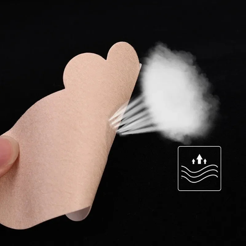 Self-adhesive Nipple Cover Chest Patch Non-woven Thin Invisible Bra Disposable Sticky Lift Breast Petals Round Flower Pads