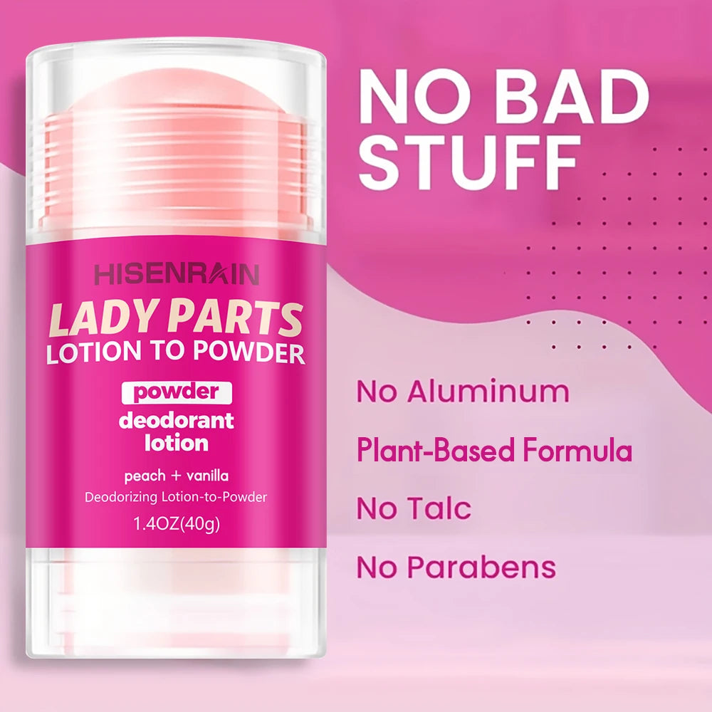 Feminine Intimate Deodorant Peach Stick for Women - Long-Lasting Odor Neutralizer, Fresh & Gentle Care, Natural Ingredients.