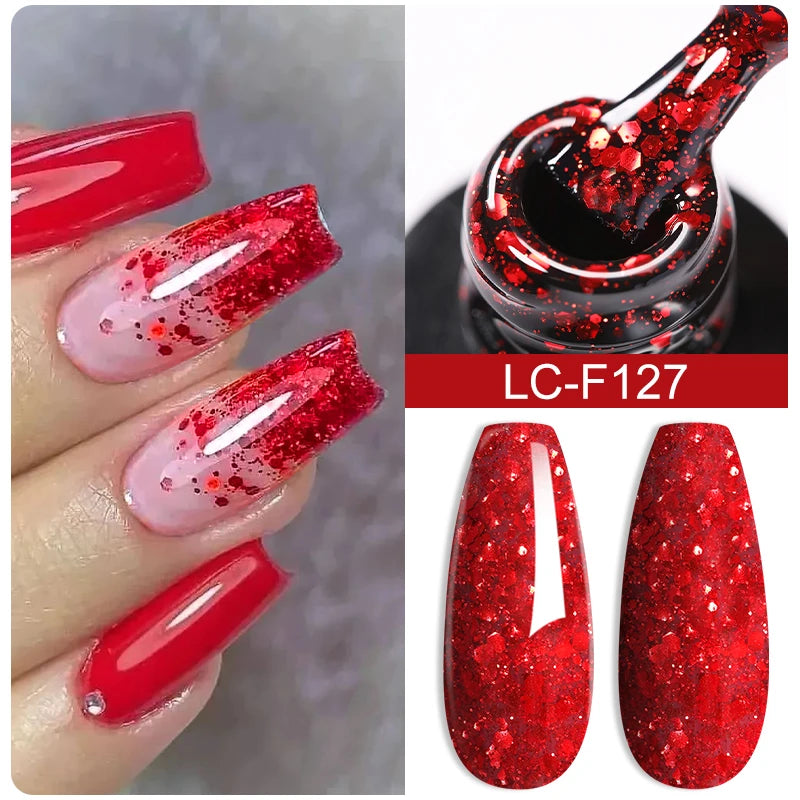 LILYCUTE 7ml Top Coat Function Gel Nail Polish Semi-permanent Soak off Reinforcement Base Gel For Nails Tools Gel Varnish